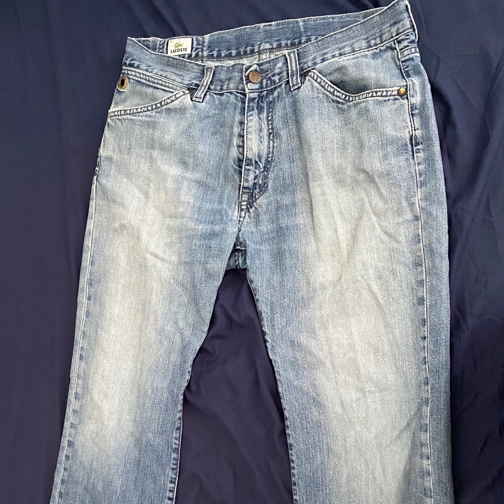 Lacoste Mens Blue Jeans 42